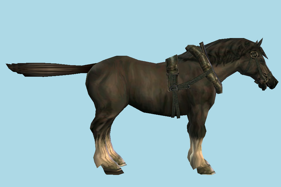 Zelda Capital Horse 3d model